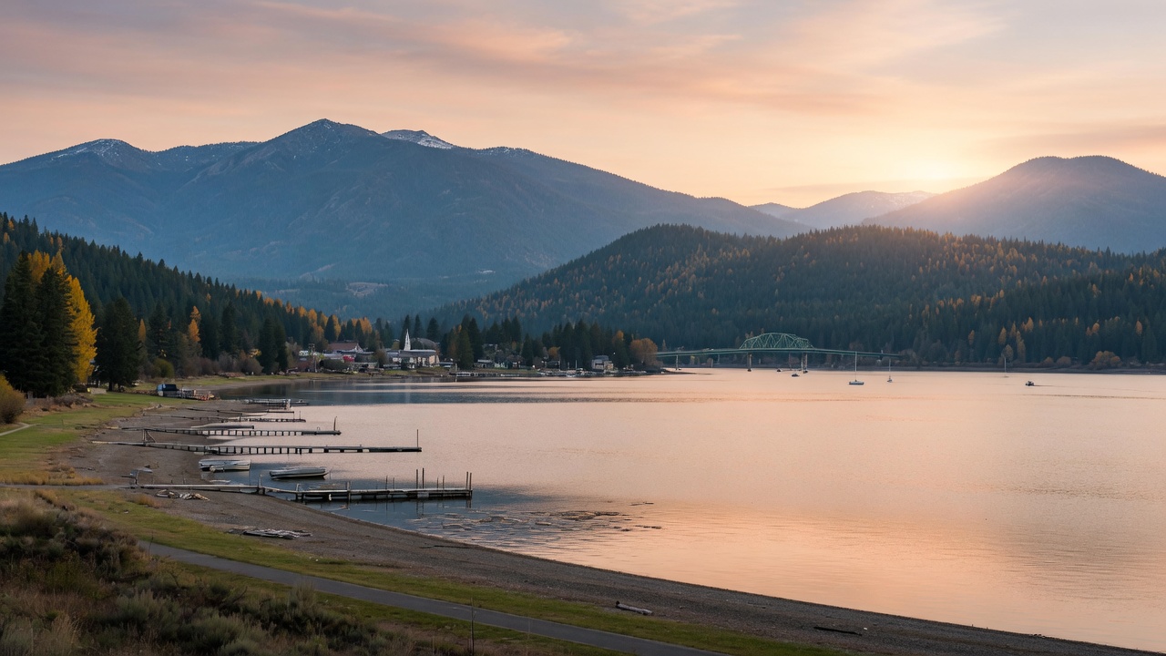 Sandpoint, Idaho site context near Starbucks